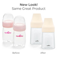 Spectra Wide Neck Milk Storage Bottles. Pack of 2