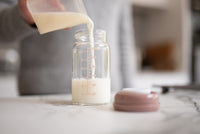 Premium Glass Breastmilk Storage Bottles, Pack of Four, 180ml