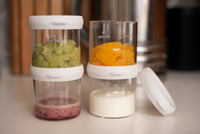 Glass Storage Jars for Weaning, Pack of Four, 120ml