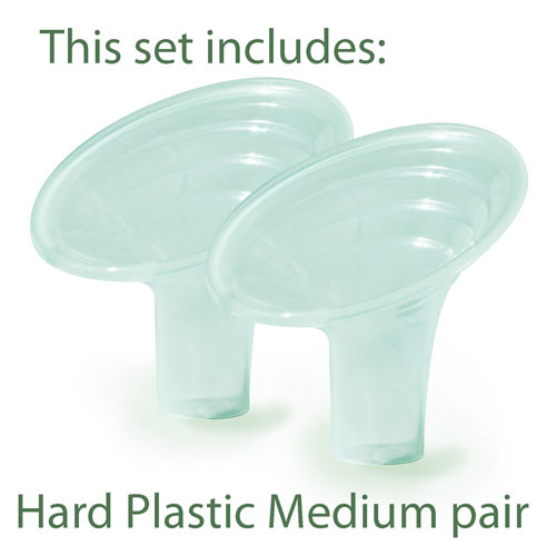 Pumpin' Pal Angled Breast Pump Flanges - Set of 3 - Large (M, L & XL) (24mm to 40mm)