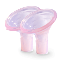 Pumpin' Pal Angled Breast Pump Flanges - Small (19-23mm)