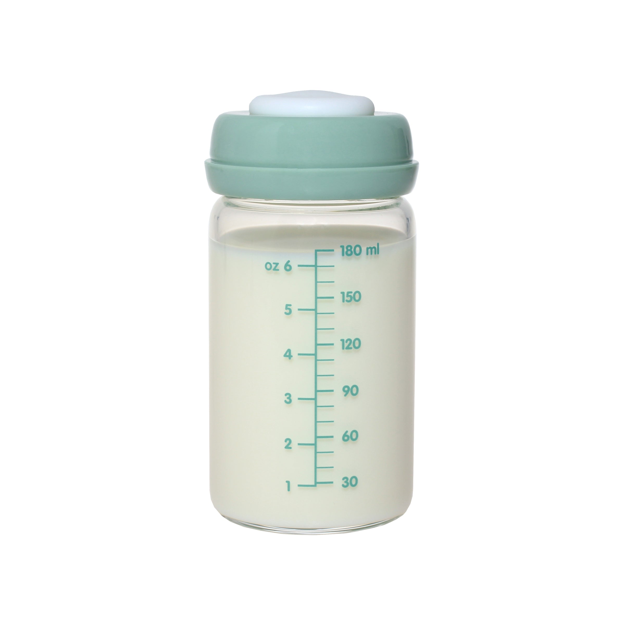 Premium Glass Breastmilk Storage Bottles, Pack of Four, 180ml