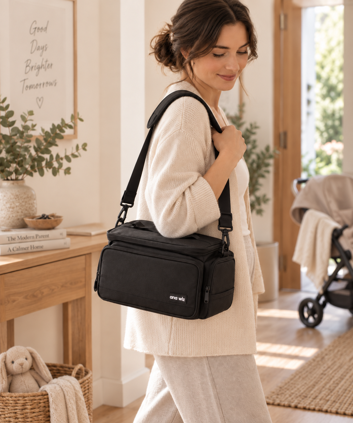 Breast Pump Carry Bag with Removable Cooler Bag for Spectra S1 & S2