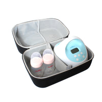 Hard Shell Travel Case for Spectra Synergy Gold, Dual Compact, S1 & S2 Breast Pumps | Black