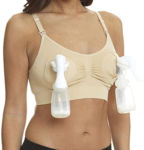 Hands free breast pump best sale bra for large breasts