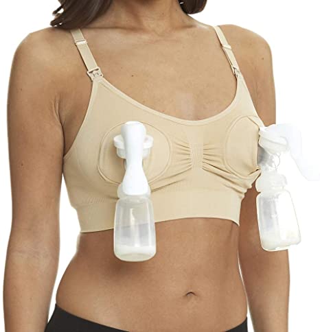Medela Easy Expression Bustier Hands Free Breastmilk Pumping Bra